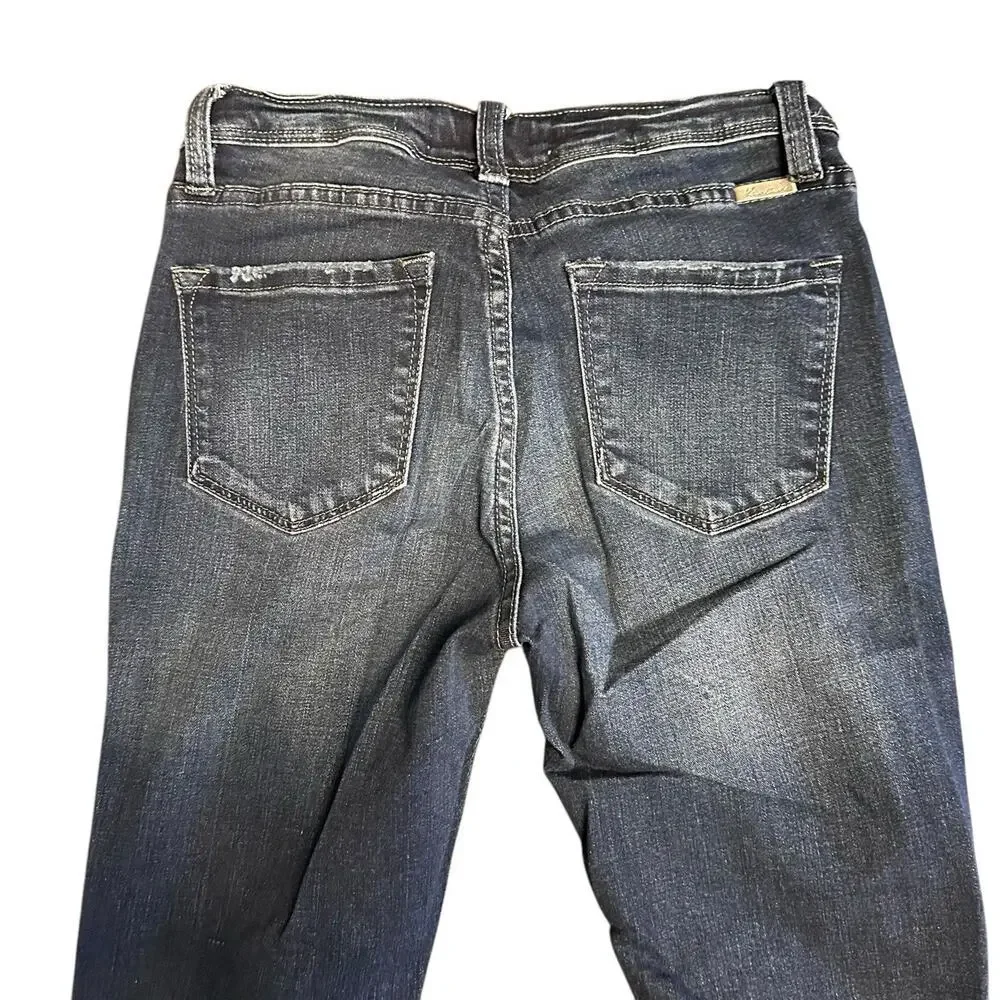 KanCan Estilo Womens Skinny Jeans 5/26 Distressed Mid Rise Stretch KC6034D - Picture 10 of 11